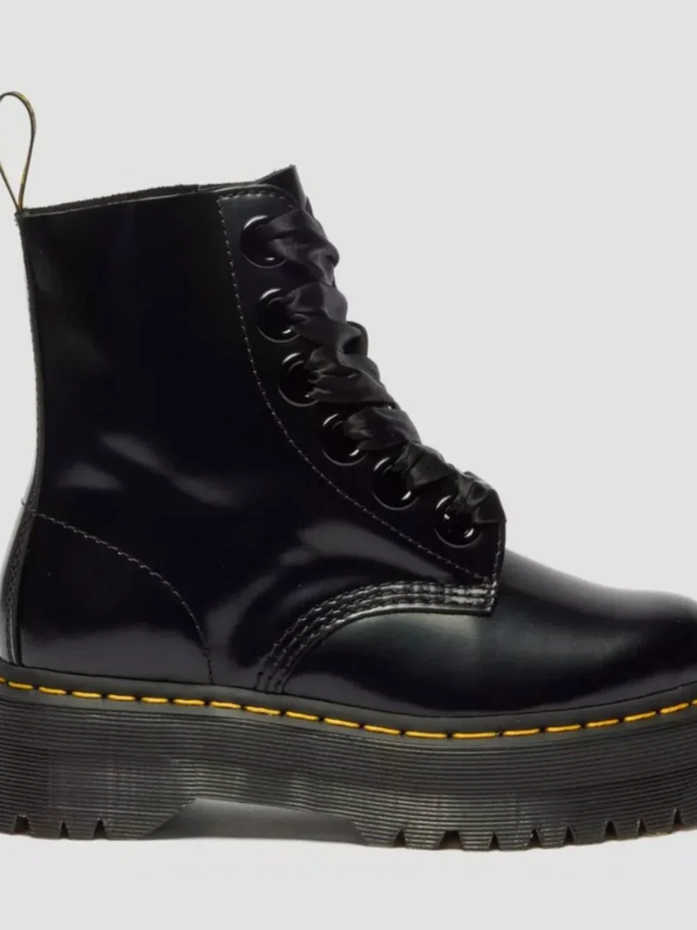 Dr. Martens Molly Leather Platform Boots (Like new!) - Picture 4 of 7